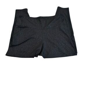 Old Navy Active Elevate Legging Go Dry Women's Black Patterned Leggings Size XXL